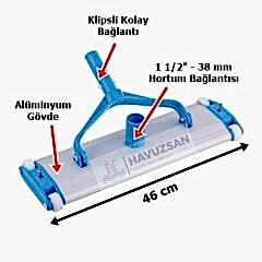 Havuz Temizlik Vakum Süpürgesi | 1 1/2'' (38 mm) L=46 cm